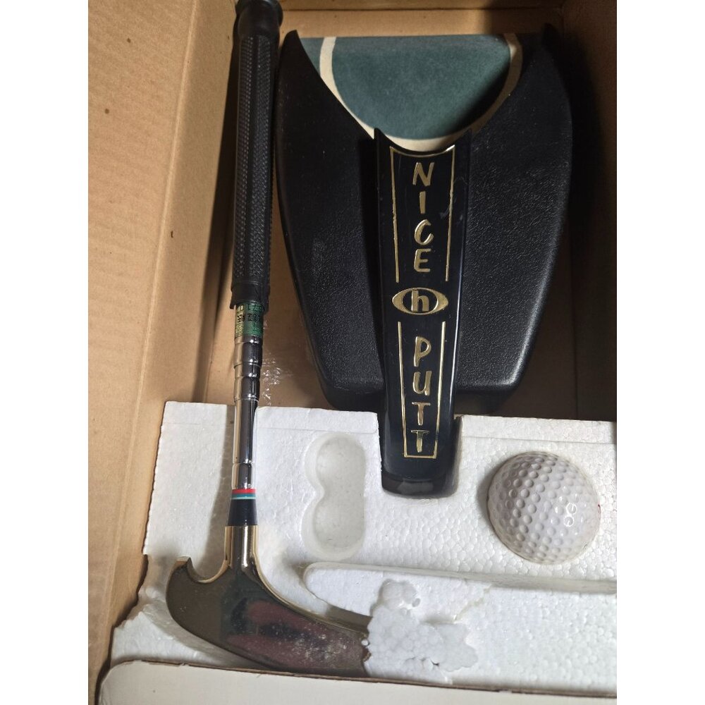 Vintage Automatic Cordless Electric Putting Set With Putter &amp; Ball - Nice Pu - Picture 12 of 15
